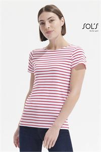 T-SHIRT A RIGHE MILES DONNA
